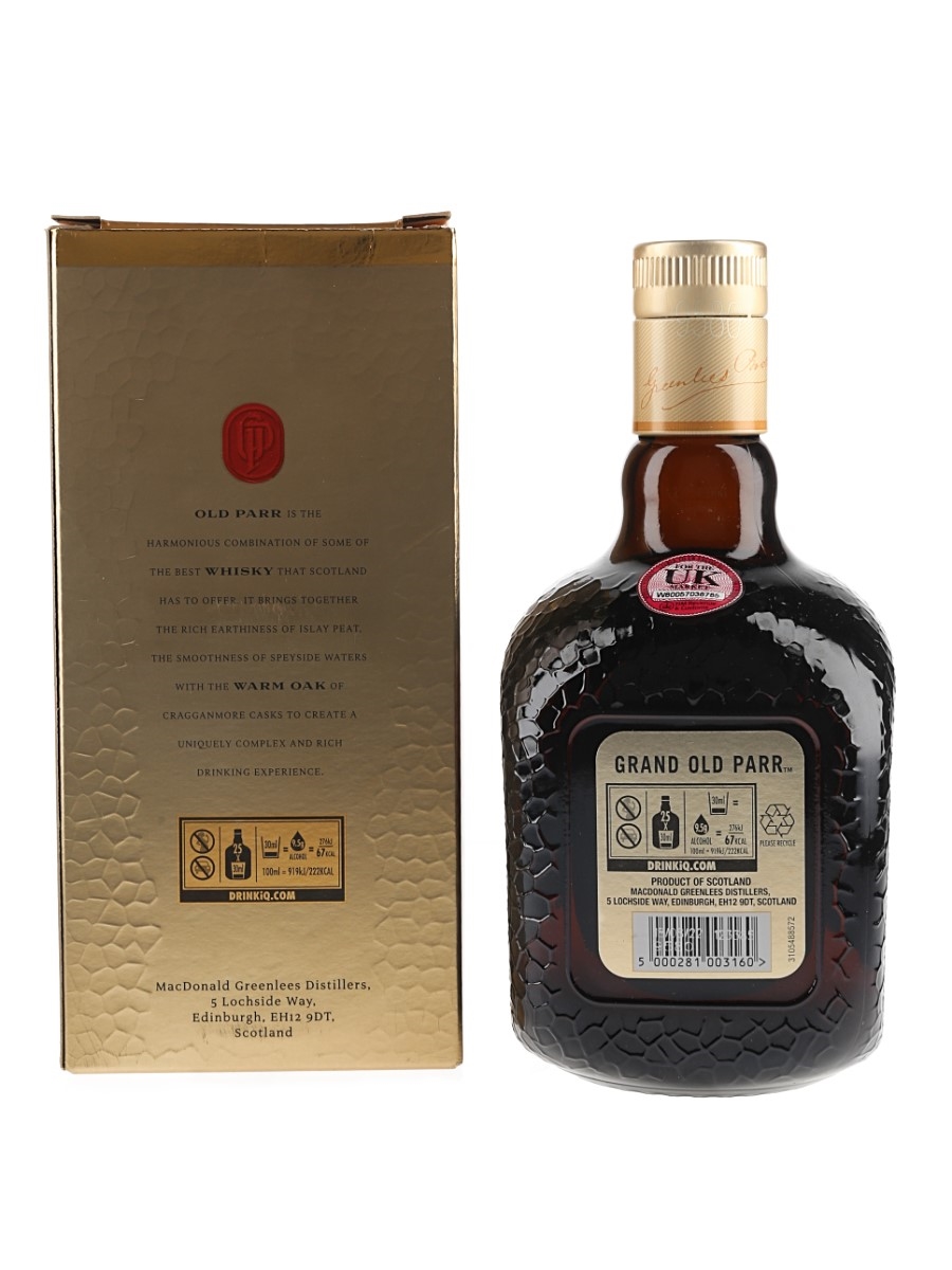 3本GRAND Old Parr 12years Grand Old Parr Scotch 12 Year 750ml - Buy online at