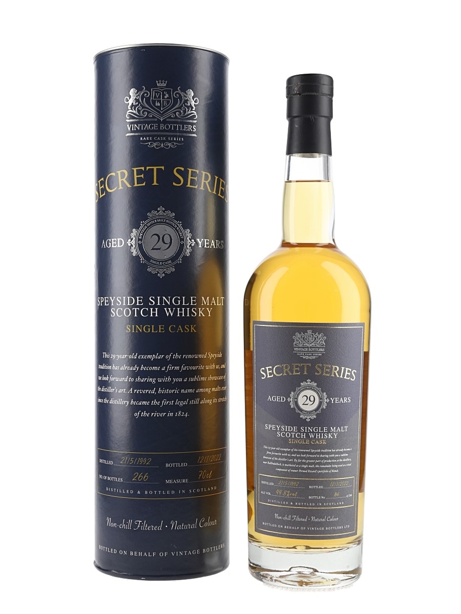 Secret Series 1992 29 Year Old Bottled 2022 - Vintage Brothers Ltd 70cl / 44.8%