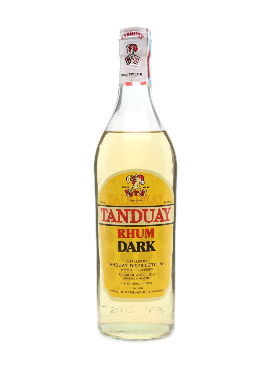 Tanduay Dark Rhum Bottled 1980s 75cl / 40%