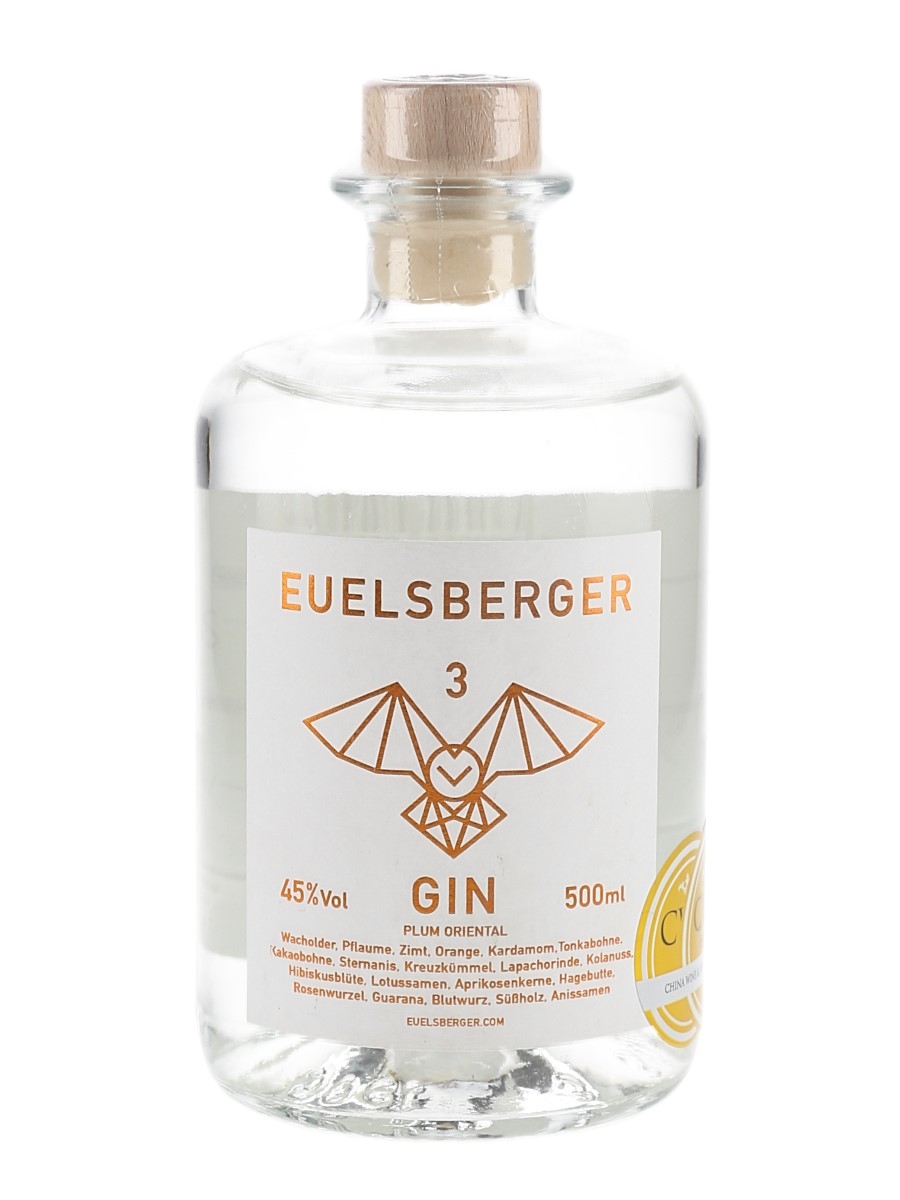 Euelsberger Gin 3 Plum Oriental Bottled 2020 50cl / 45%