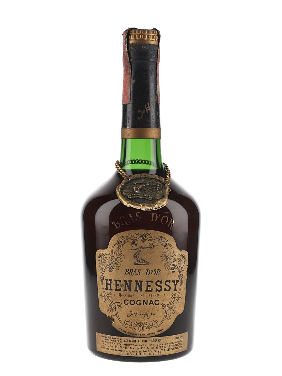 S9188○【未開栓！】 Hennessy BRAS D'OR スリムボトル ブランデー