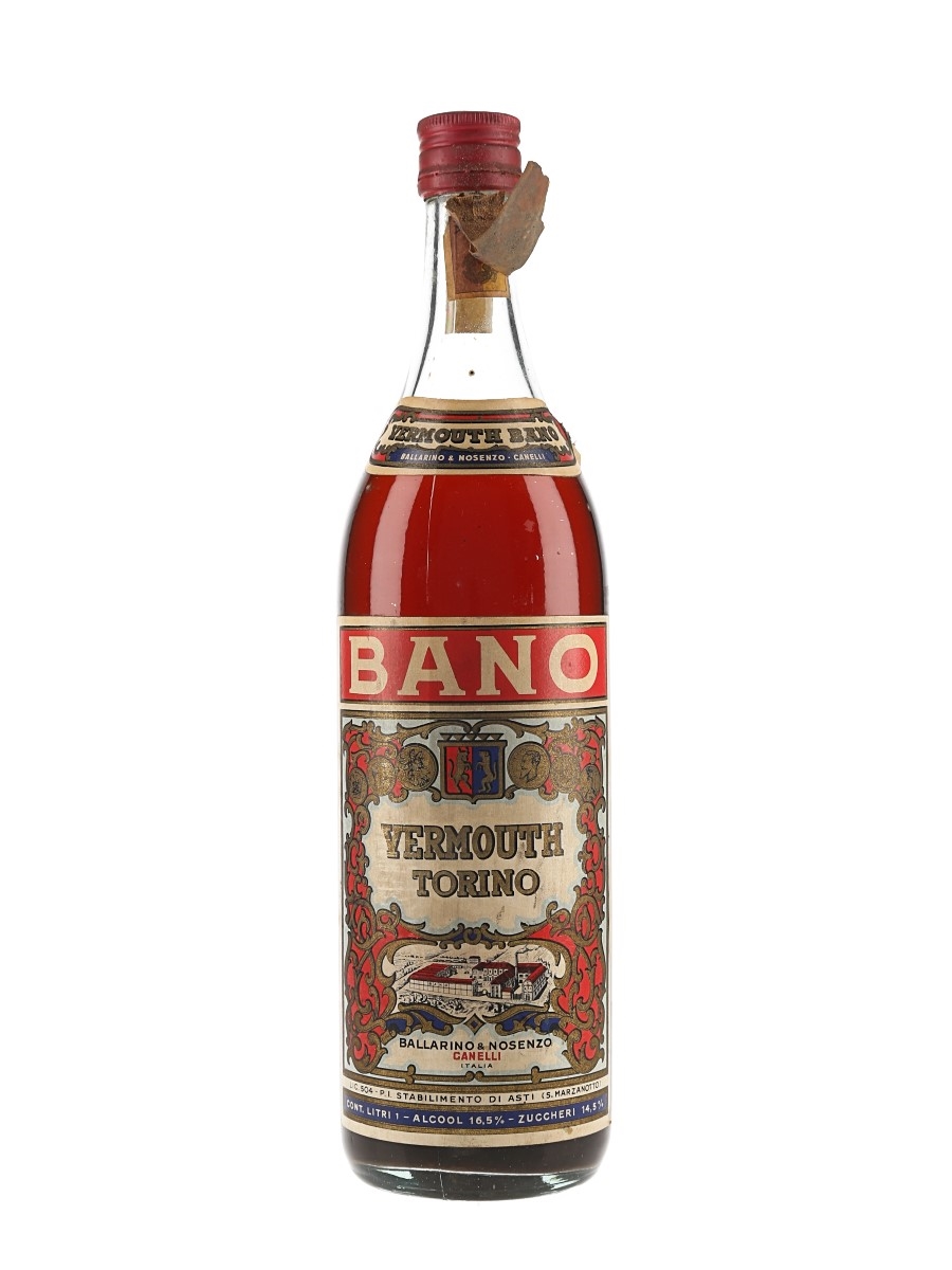 Bano Rosso Vermouth Bottled 1970s-1980s 100cl / 16.5%