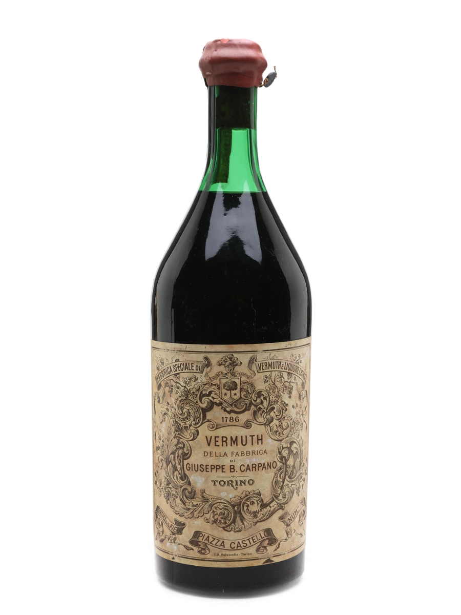 Carpano Vermouth Bottled 1950s 100cl / 16.5%