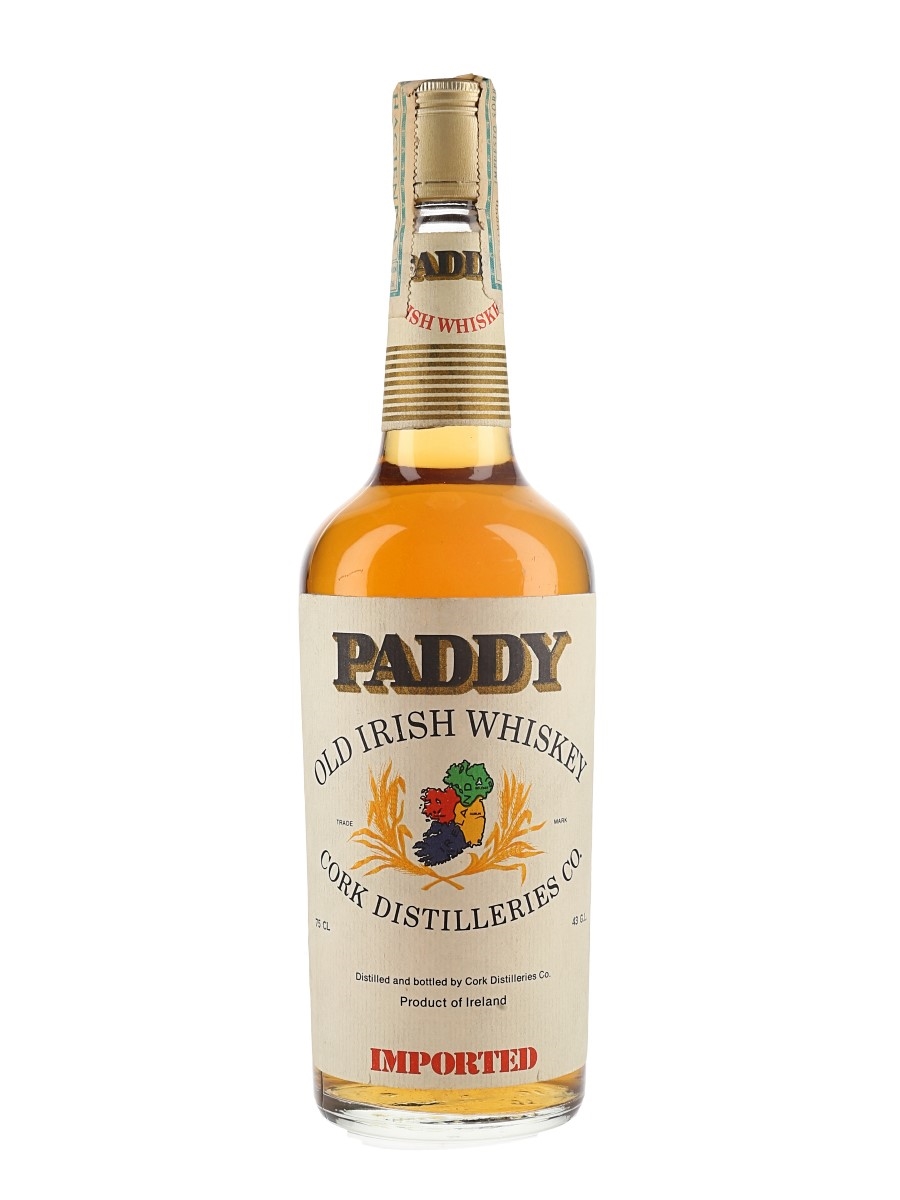 Paddy Blended Irish Whisky Bottled 1970s 75cl / 43%