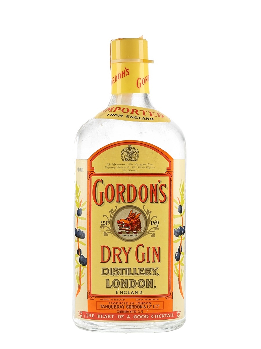 Gordon's Special London Dry Gin Bottled 1970s 75cl / 47.3%