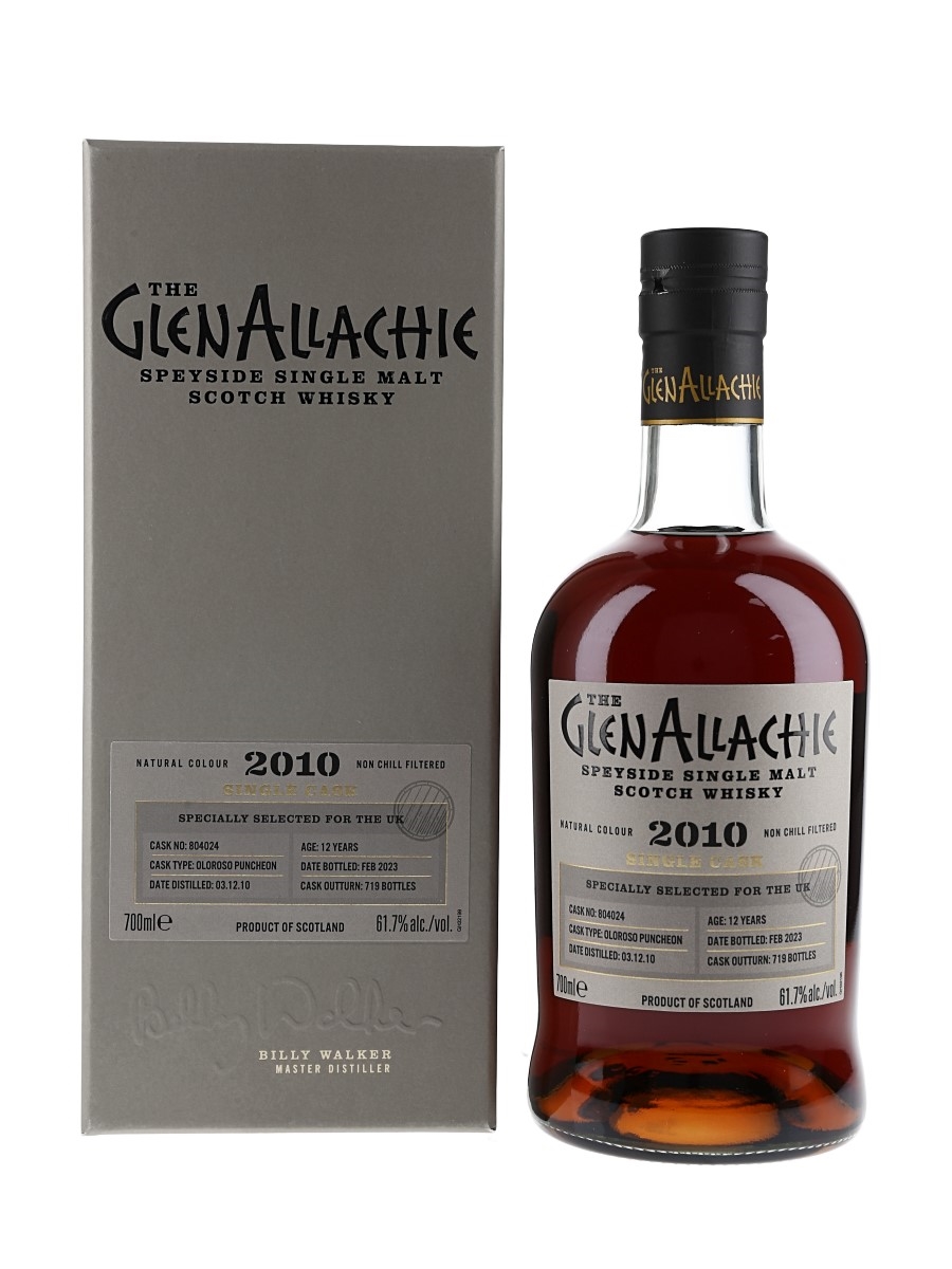 Glenallachie 2010 12 Year Old Single Cask 804024 Bottled 2023 70cl / 61.7%
