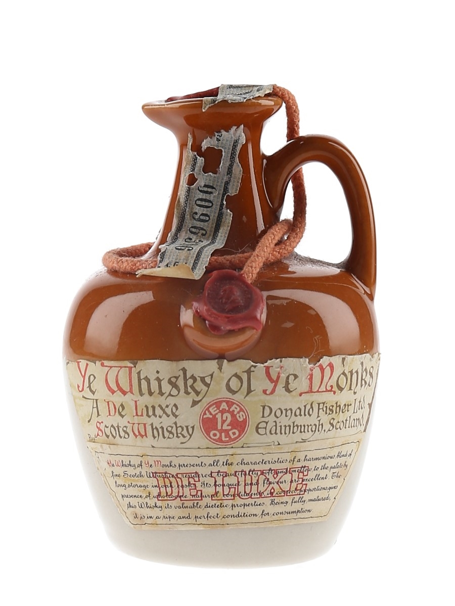 Ye Whisky Of Ye Monks Ceramic Decanter 5cl / 43%