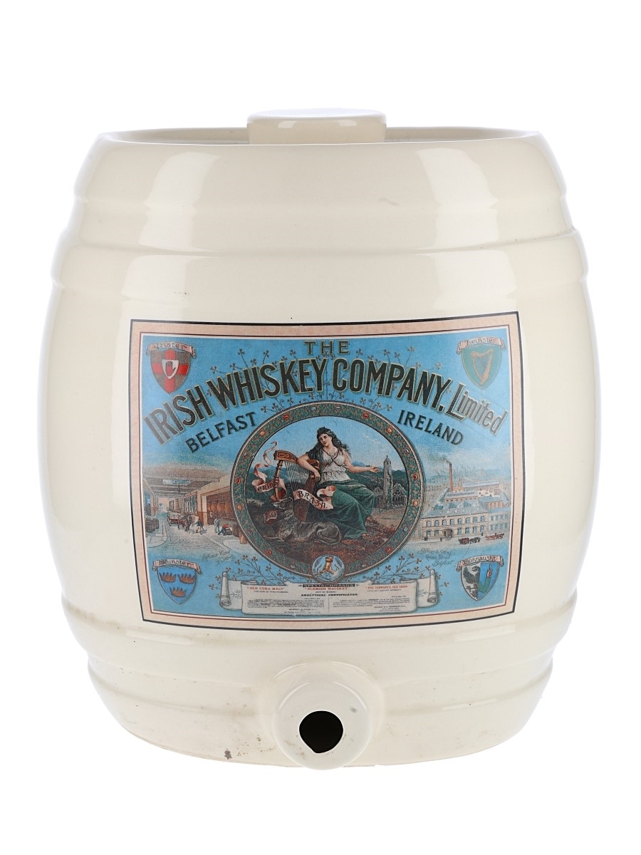 Irish Whiskey Company Ltd Ceramic Flagon Belfast, Ireland 33cms x 24.5cms x 16cms