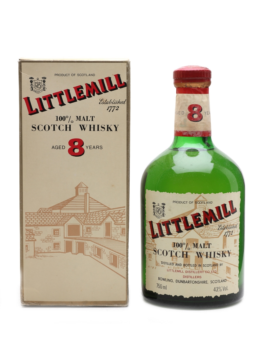 Littlemill 8 Year Old Bottled Early 1980s 75cl / 40%