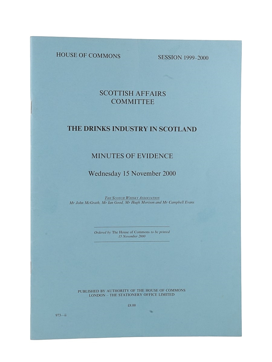 The Drinks Industry In Scotland House Of Commons Scottish Affairs Committee 