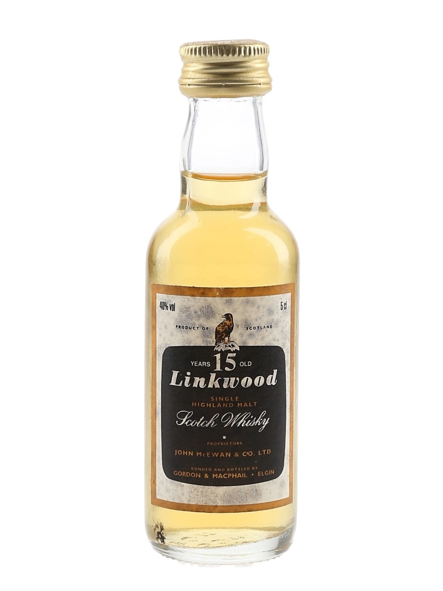 Linkwood 15 Year Old Bottled 2000s- Gordon & MacPhail 5cl / 40%