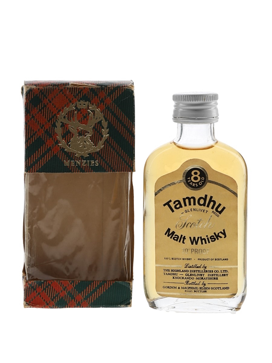 Tamdhu 8 Year Old Bottled 1970s-1980s - Gordon & MacPhail 5cl / 40%
