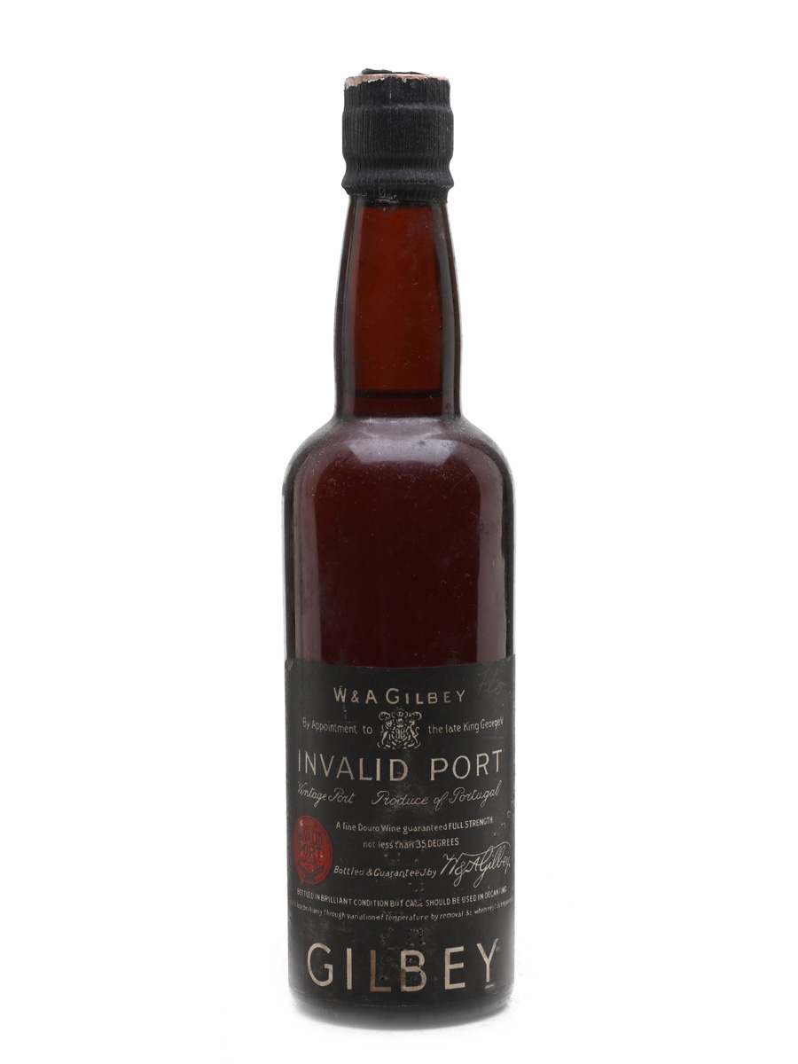 W & A Gilbey Invalid Port Bottled 1930s 50cl / 20%