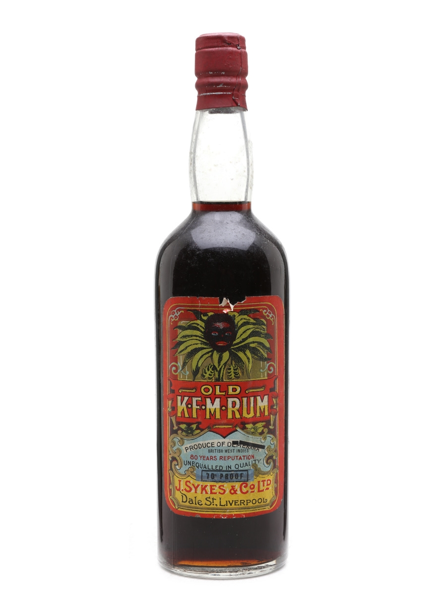 Sykes Old KFM Rum Bottled 1940s 75cl / 40%