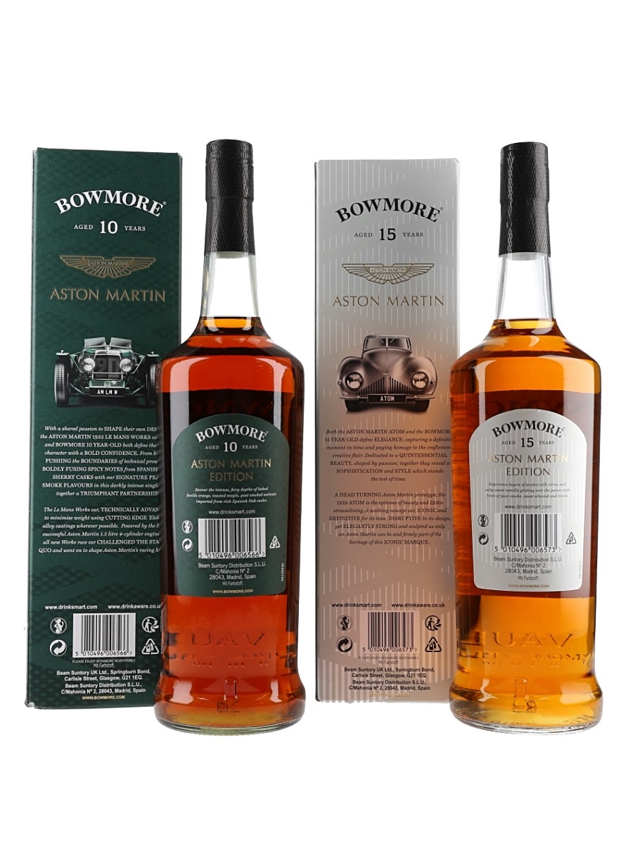 Bowmore 10 & 15 Year Old Aston Martin - Lot 163623 - Buy/Sell