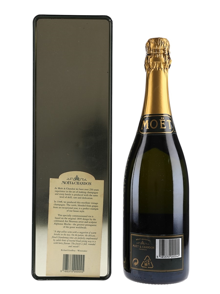 Moët & Chandon Champagne 1988 1988 Moet & Chandon - Art Nouveau Presentation - Lot 167431