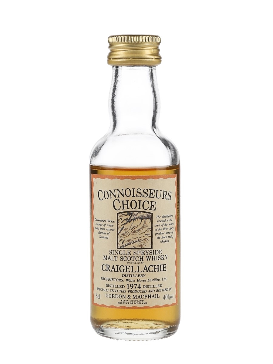 Craigellachie 1974 Connoisseurs Choice Bottled 1994 - Gordon & MacPhail 5cl / 40%