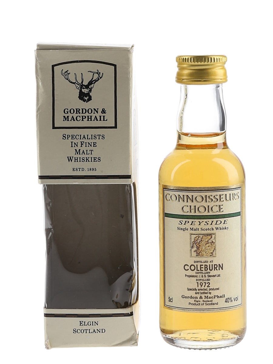 Coleburn 1972 Connoisseurs Choice Bottled 1990s- Gordon & MacPhail 5cl / 40%