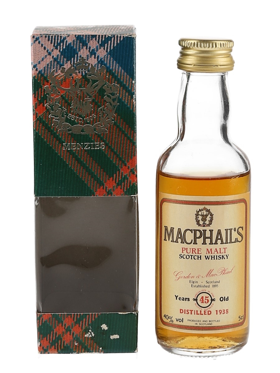 希少品　Macphail's 1938年蒸留　45年熟成のハイランドモルト MacPhail's 1938 45 Year Old - Lot 163208 - Buy/Sell Highland