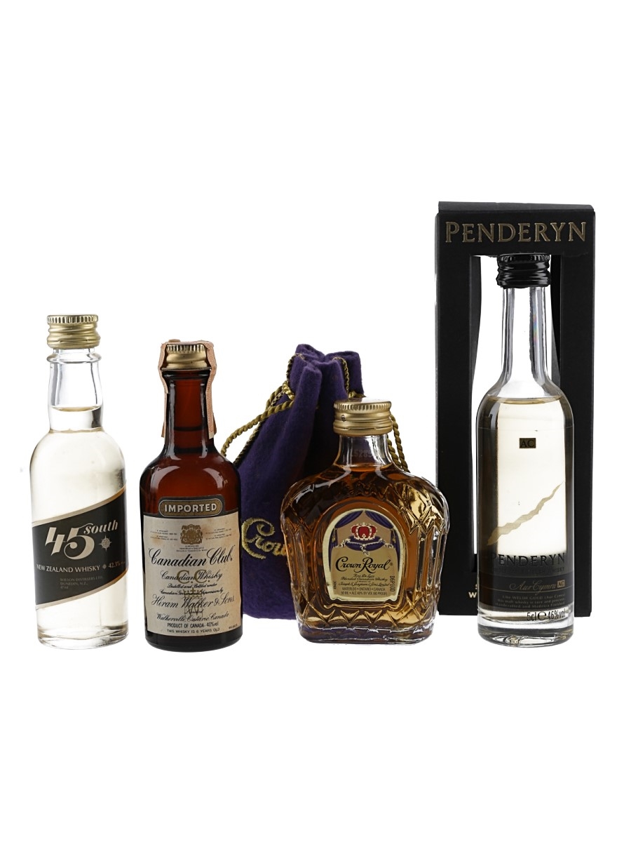 Assorted World Whisky  4 x 4.7cl-5cl