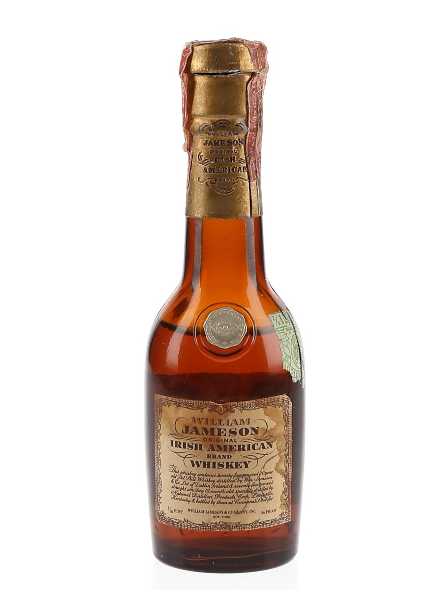 William Jameson Irish American Whiskey Bottled 1930s 4.7cl / 43%