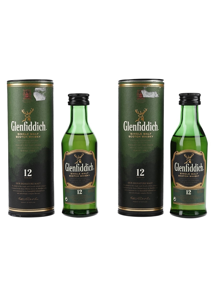 Glenfiddich 12 Year Old  2 x 5cl / 40%