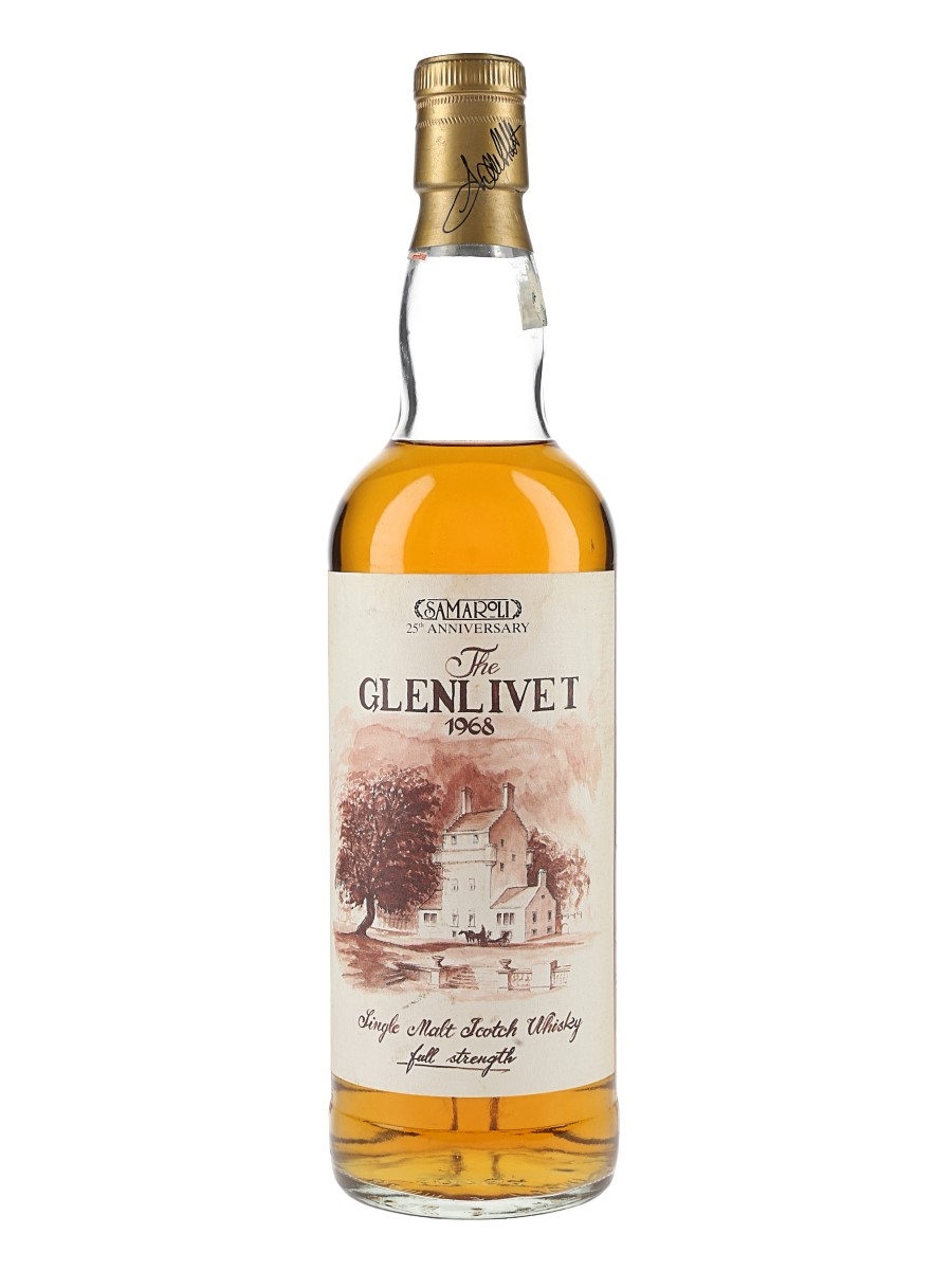 Glenlivet 1968 25th Anniversary Bottled 1993 - Samaroli 70cl / 49%