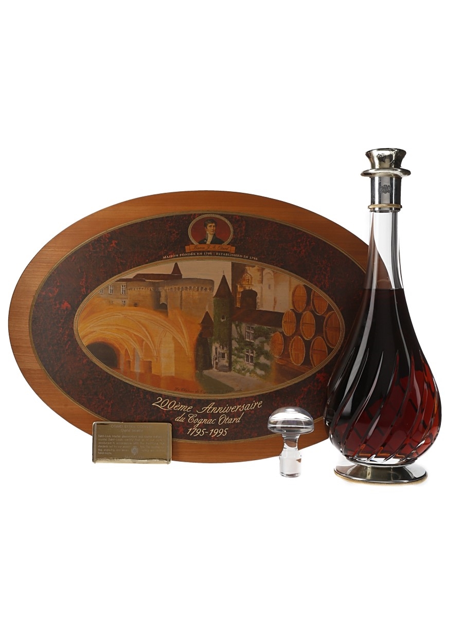Otard Cognac 200th Anniversary 1795-1995 St Louis Crystal Decanter 70cl / 40%
