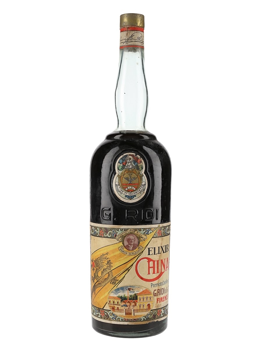 G Ridi Elixir China Bottled 1950s 100cl