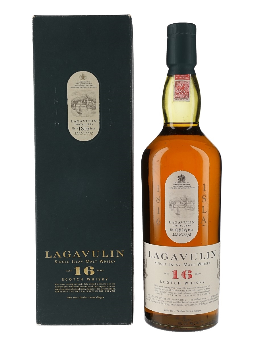 Lagavulin 16 Year Old Bottled 1980s - White Horse Distillers 75cl / 43%