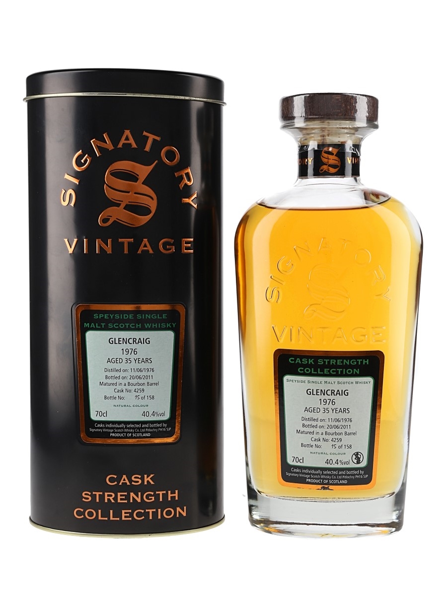 Glencraig 1976 35 Year Old - Lot 164026 - Buy/Sell Speyside Whisky