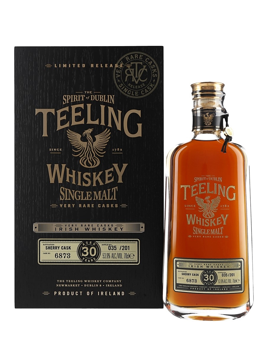 Teeling 30 Year Old Single Cask No.6873 Bottled 2022 - Very Rare Casks 70cl / 53.9%