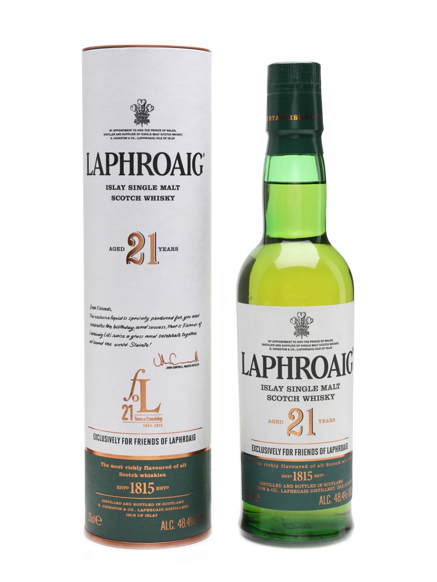 Laphroaig 21 Years Old Friends of Laphroaig 200th Anniversary 35cl / 48.4%