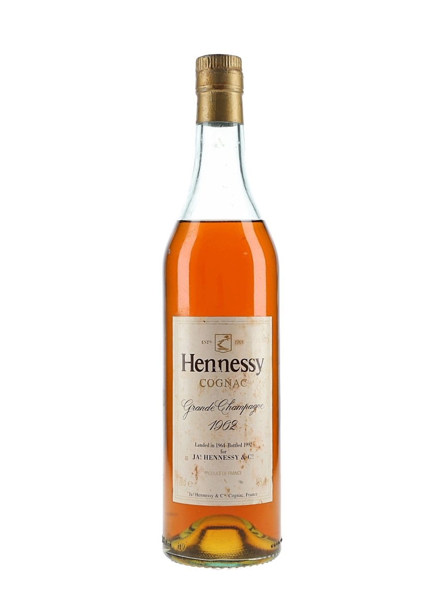 Hennessy Grande Champagne Cognac Vintage 1962 - Lot 163798 - Buy