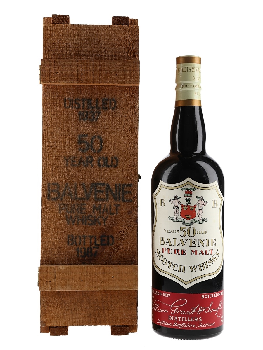 Balvenie 1937 50 Year Old Pure Malt Bottled 1987 75cl / 42%