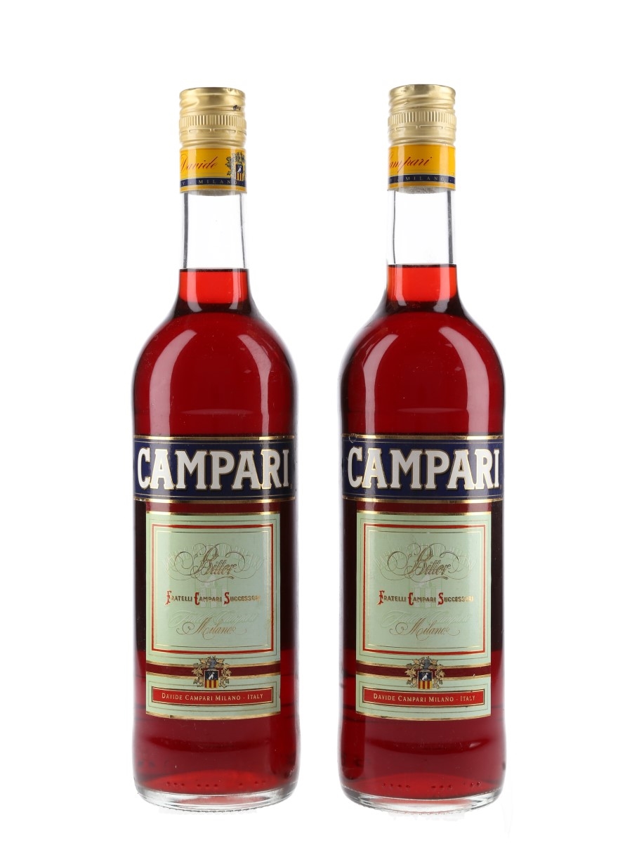 Campari Bitter Bottled 2000s 2 x 70cl / 25%