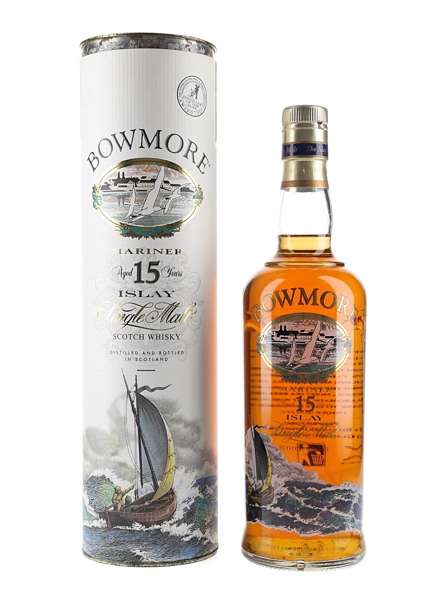 Bowmore 15 Year Old Mariner Bottled 1990s - Screen Printed Label 70cl / 43%