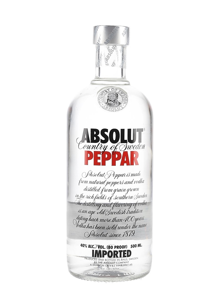Absolut Peppar Vodka  50cl / 40%