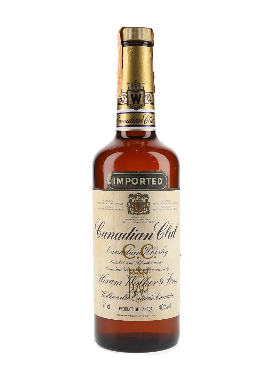 Canadian Club Bottled 1980s 75cl / 40%