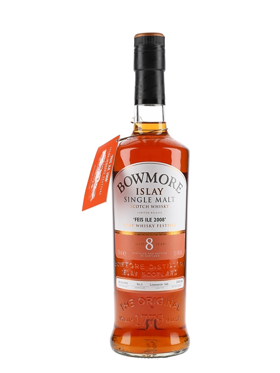 Bowmore 1999 8 Year Old Feis Ile 2008 70cl / 57.4%
