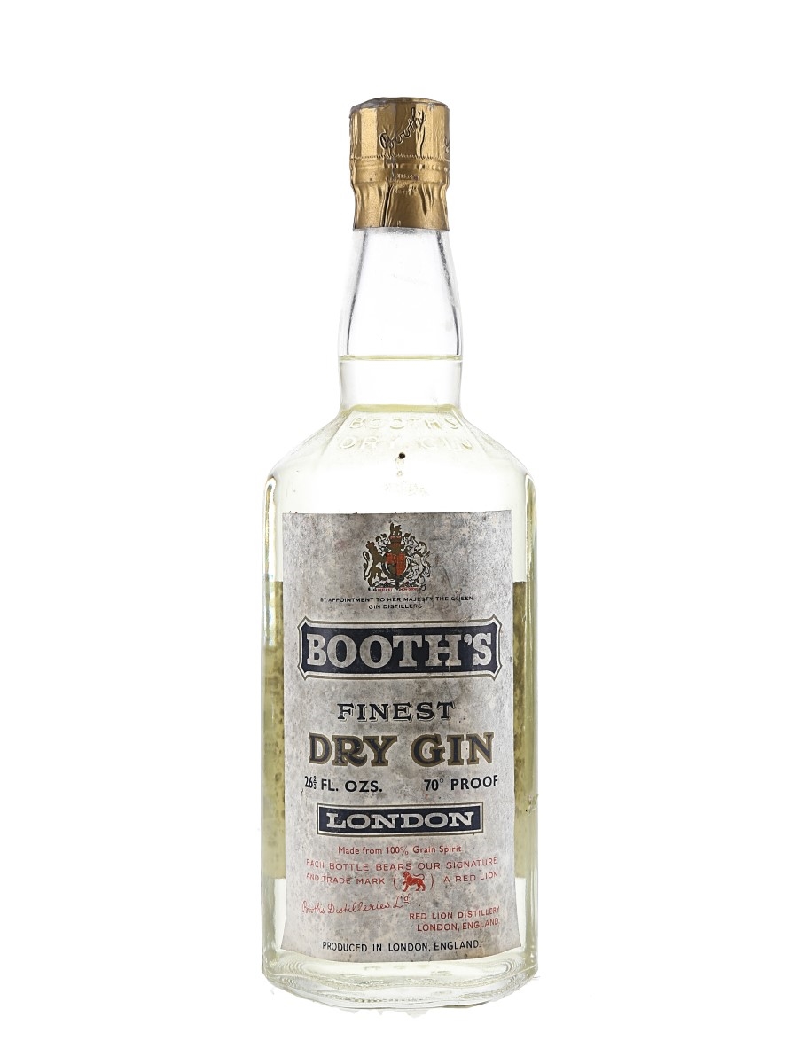 Booth's Finest Dry Gin - Lot 164711 - Buy/Sell Gin Online