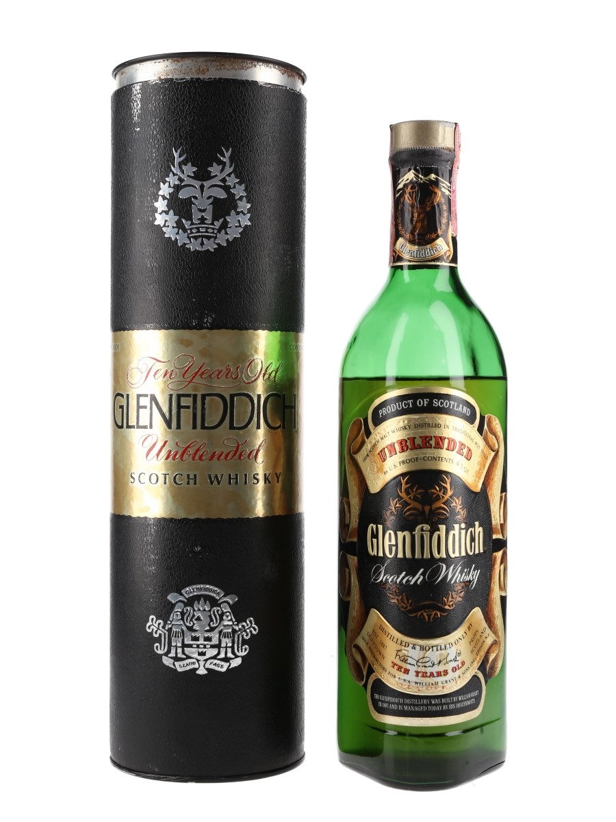 Glenfiddich 10 Year Old Unblended - Lot 165966 - Buy/Sell Speyside