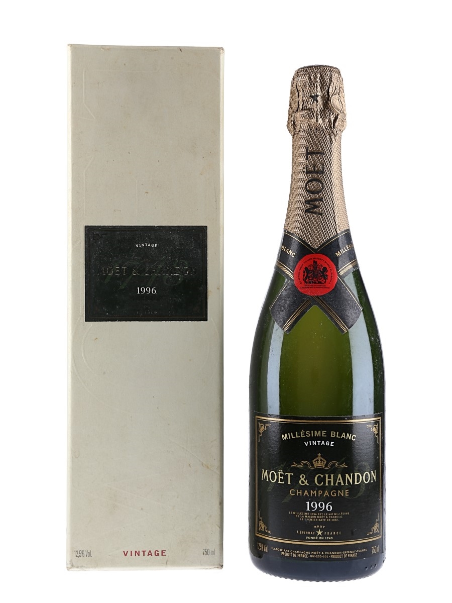 1996 Moet Chandon Millesime Blanc Lot 167500 Buy Sell