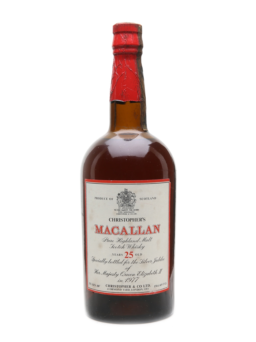 Macallan 25 Year Old Silver Jubilee 1977 Magnum - Christopher & Co. 150cl / 45.5%