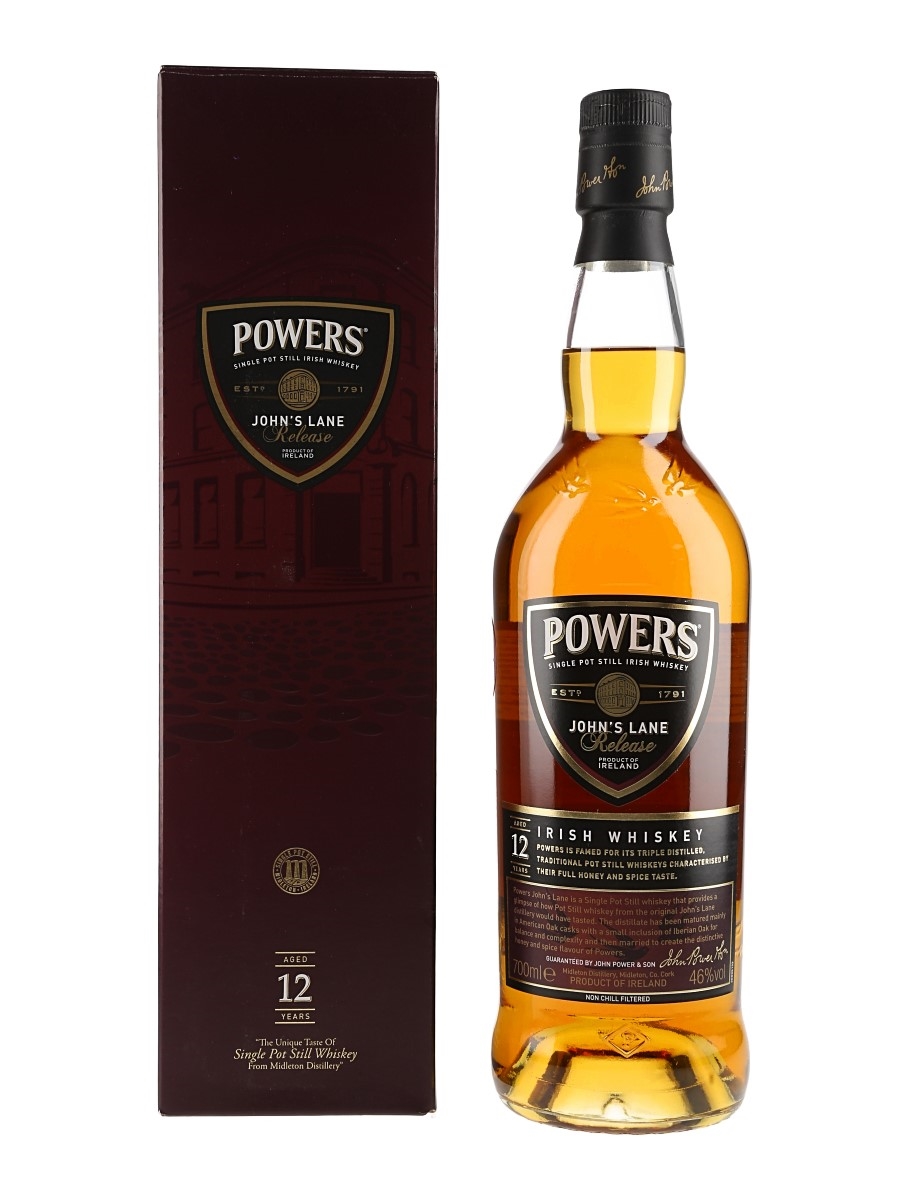 Powers 12 Year Old John's Lane Bottled 2018 70cl / 46%