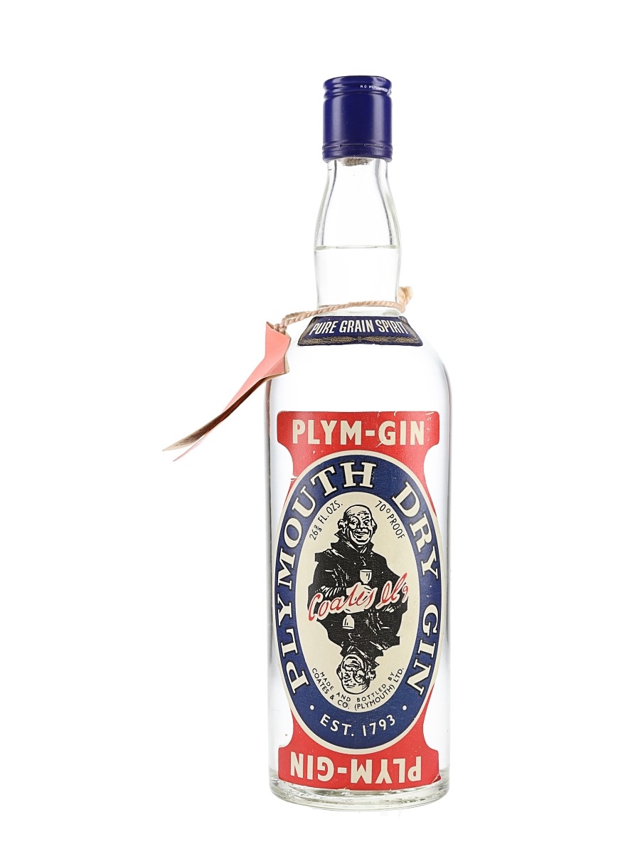 Plymouth Dry Gin Bottled 1960s 75.7cl / 40%