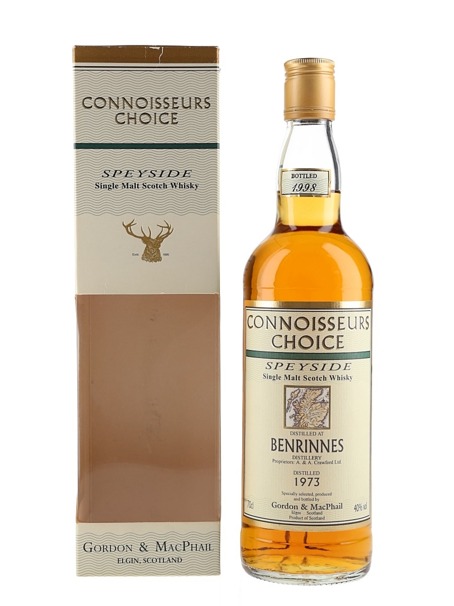 Benrinnes 1973 Connoisseurs Choice Bottled 1998 - Gordon & MacPhail 70cl / 40%