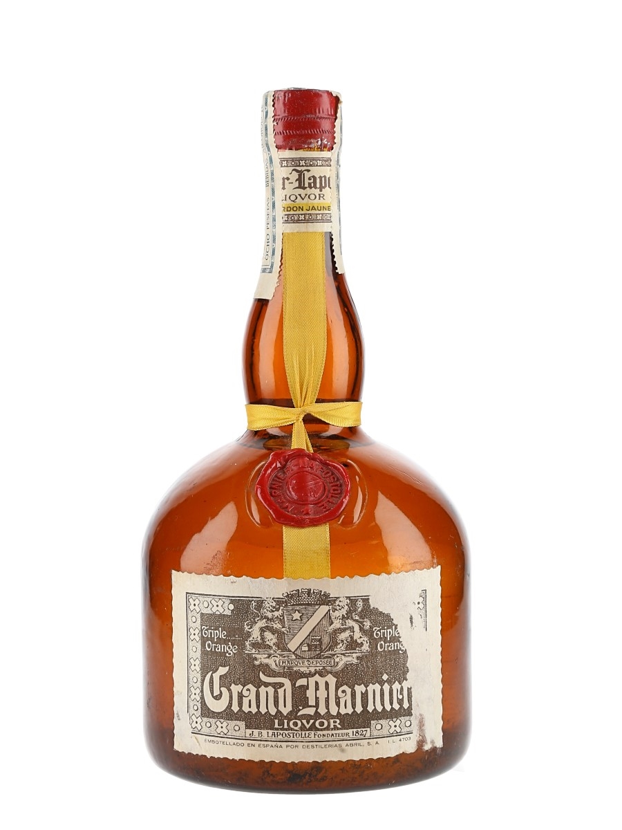 Grand Marnier Cordon Jaune Liqueur Bottled 1970s-1980s 100cl / 40%