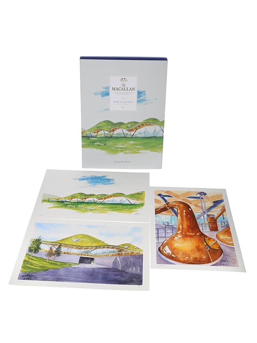 Macallan Home Collection - The Distillery - Giclee Art Prints Colin Rizza Prints 