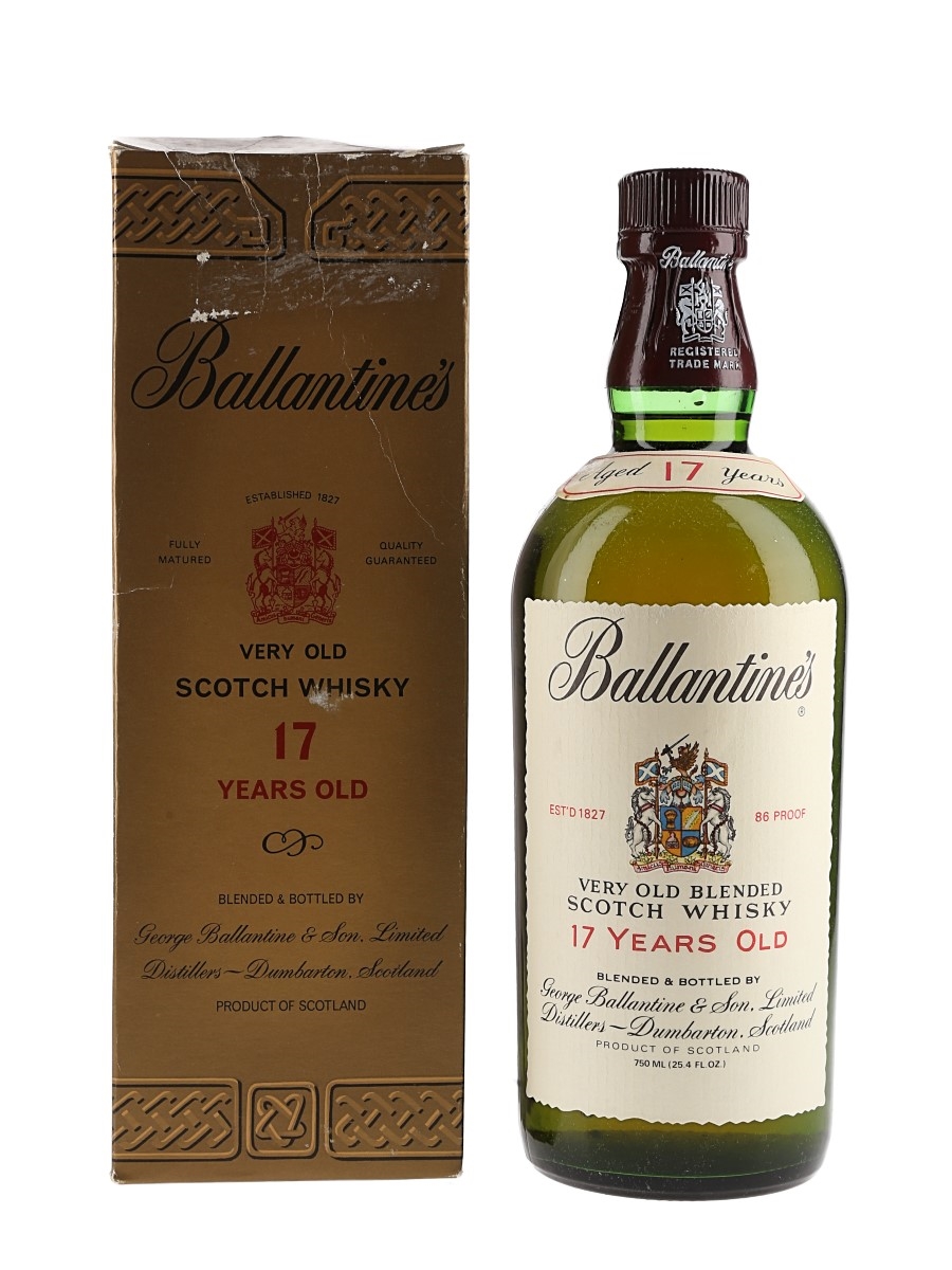 Ballantine's 17 Year Old Bottled 1980s-1990s 75cl / 43%